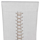 Ivory Tie-back Loose Cover Dining Chair