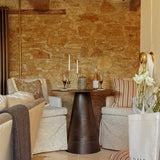 Add a bold, contemporary touch to your space with the Jefferson Occasional Table. Expertly crafted from durable black metal, this striking table features a sleek, round top supported by a robust conical base, creating a modern industrial design that stands out in any room. Its minimalist silhouette and raw, matte black finish make it the perfect accent table for urban lofts, modern living rooms, or chic office spaces.
Whether used as a side table, end table, or a statement entryway piece, the Jefferson tab