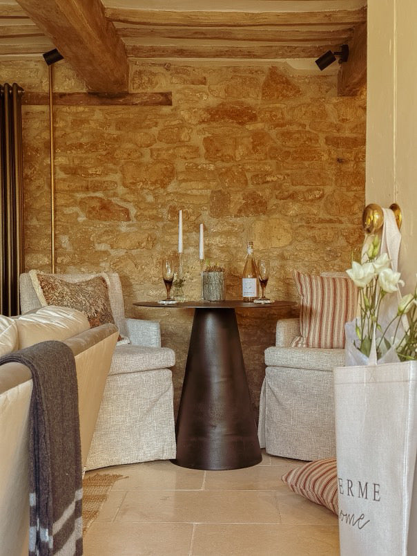 Add a bold, contemporary touch to your space with the Jefferson Occasional Table. Expertly crafted from durable black metal, this striking table features a sleek, round top supported by a robust conical base, creating a modern industrial design that stands out in any room. Its minimalist silhouette and raw, matte black finish make it the perfect accent table for urban lofts, modern living rooms, or chic office spaces.
Whether used as a side table, end table, or a statement entryway piece, the Jefferson tab