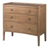 Kendal Bayur Wood Chest with three drawers and natural finish
