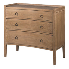 Kendal Bayur Wood Chest with three drawers and natural finish