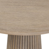 Charles Ted Salisbury Ribbed Occasional Table | Aged Oak