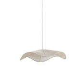 Luna Wave Cotton Pendant Light – Modern Woven Ceiling Lamp