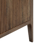 Charles Ted Newport Four Door Elegant Oak Fluted Sideboard