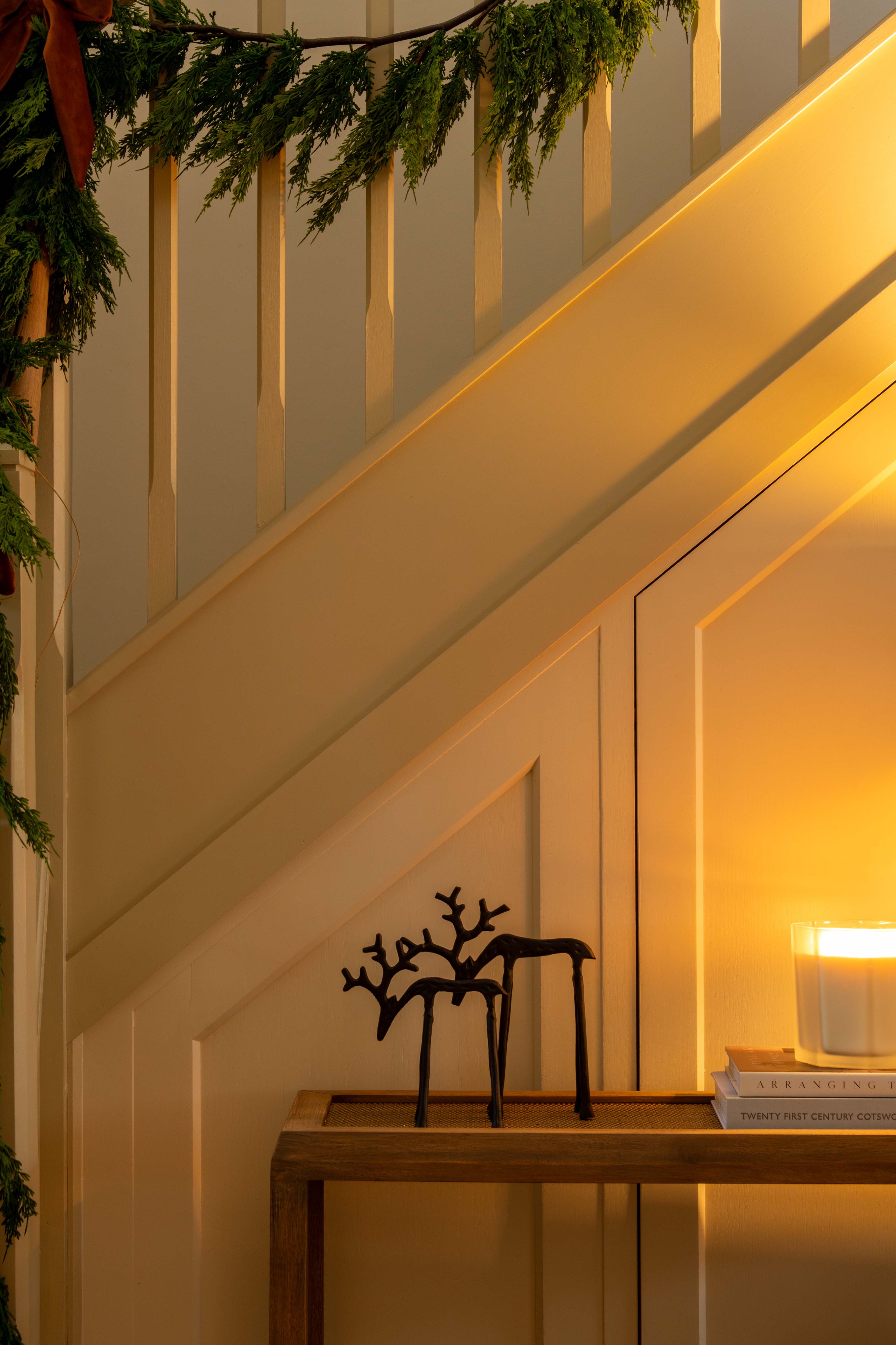 Nordic Black Metal Reindeer Figurine