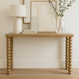 A stunning Console table in natural oak with ball detailing to the legs.
Dimensions
W 120cm H 84cm D 40cm
17kg