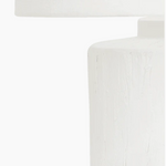 Penelope White Textured Ceramic Table Lamp Compete with Shade