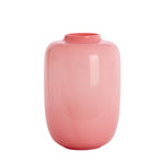 Rosa pink glass statement vase