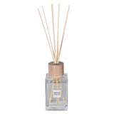 Glass lavender fragrance diffuser with wooden cap and reed sticks – SENCES Bonne Nuit