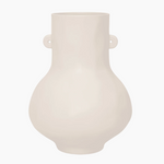 Salen White Ceramic Vase with Ears