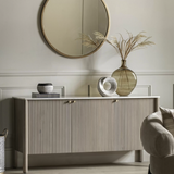Charles Ted Oslo Mango Wood and Marble Sideboard