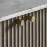 Charles Ted Oslo Mango Wood and Marble Sideboard