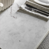 Charles Ted Oslo Mango Wood and Marble Dining Table