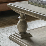 Charles Ted Oakridge Pine Rustic Coffee Table