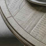 Charles Ted Oakridge  Extendable Round Dining Table