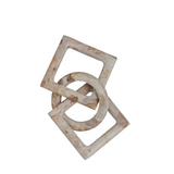 Decorative Marble Link Decoration | Brown