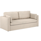 Charles Ted Epping Stone Fabric Sofa | Three Seater