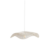 Luna Wave Cotton Pendant Light – Modern Woven Ceiling Lamp
