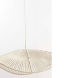 Luna Wave Cotton Pendant Light – Modern Woven Ceiling Lamp