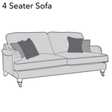 Charles Ted Bibury 4 Seater Sofa