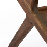 Charles Ted Yemeda Mid-Century Modern Acacia Wood Coffee Table with Glass Top – Stylish Living Room Centrepiece