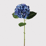 Charles Ted Faux Real Feel Blue Hydrangea Stem – Artificial Silk Flower for Elegant Home Décor & Floral Arrangements