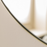 Charles Ted Bodie Round Mirror Soft Gold