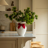 Set of Two Red Felt Bows