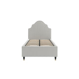 Charles Ted Studio CTH Amelia Grey Stripe Bed | Single