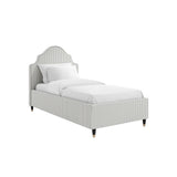 Charles Ted Studio CTH Amelia Grey Stripe Bed | Single
