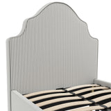 Charles Ted Studio CTH Amelia Grey Stripe Bed | Single