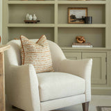 Elevate your interior with our Textured Woven Throw Pillow, featuring a rich earthy rust and cream colour palette. Designed for both comfort and style, this cushion adds a cosy, artisanal touch to neutral-toned armchairs, sofas, or beds. The weave and contrasting velvet piped edges bring depth and character, making it the perfect statement piece for modern rustic, farmhouse, or transitional décor. Ideal for living rooms, reading nooks, or bedroom retreats.