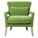 Charles Ted Emerald Haven Velvet Accent Chair