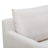 Charles Ted Vivienne Neutral Upholstered Sofa | Steel Leg