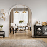 Charles Ted Studio CTH Westbridge Black Three Door Sideboard