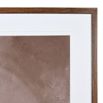 This minimalist diptych features two abstract compositions in warm, earthy tones, suggestive of natural textures like clay or stone. Subtle gradients and soft brush-like patterns evoke a quiet sense of movement, resembling the gentle erosion of a canyon wall or the wind’s trace across desert terrain. Set within clean white mats and framed in rich wood, Whispers of Earth brings a grounded, organic serenity to any space—perfect for a modern, nature-inspired interior.