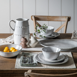 Charles Ted Organic White Beaded Bowl | Set of Four