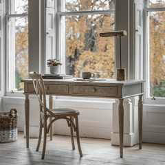 Atelier Parquet Writing Desk in Natural Mindy Ash