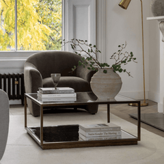 Geneva Glass Coffee Table
