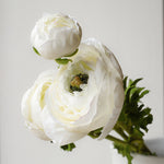faux ranunculus flower close up