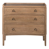 Kendal Bayur Wood Chest with three drawers and natural finish