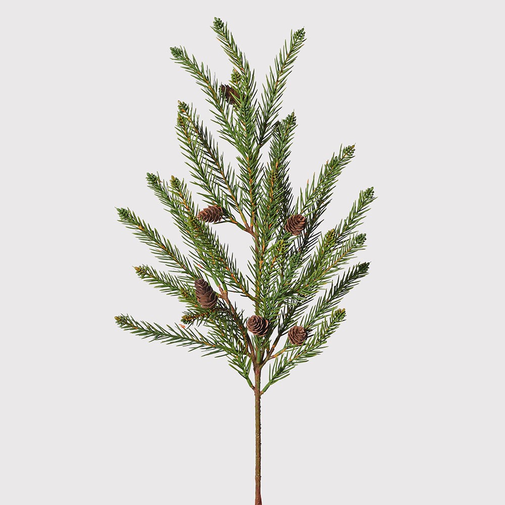 faux pine cone spray