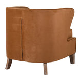Charles Ted Tub Chair | Caramel Velour