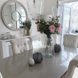 Limewashed Round Window Mirror, featuring a circular design and exquisite limewashed finish