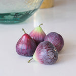 Close up of lifelike faux figs