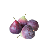 Close up of lifelike faux figs