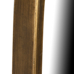 Charles Ted small asymmetrical wall mirror with gold frame close up