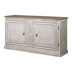 Add timeless charm and practical storage to your home with the Rebecca Sideboard, a beautifully crafted piece made from durable mahogany and plywood. Featuring a distressed finish and classic panel doors, this rustic cabinet blends effortlessly into farmhouse, cottage, and vintage-style interiors.
With its ample internal storage space hidden behind two elegantly designed doors, the Rebecca sideboard is perfect for organizing dining essentials, linens, or everyday clutter. The solid mahogany top provides a