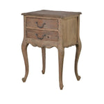 Our Rupert Two Drawer Bedside Table is made from reclaimed, weathered pine.