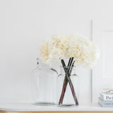 white hydrangea bouquet